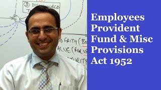 EMPLOYEES PROVIDENT FUND AND MISC PROV ACT 1952  Business Law Lectures for CACSCMA [upl. by Alphonso]