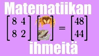 Matematiikan ihmeitä Matriisilasku CC ENG [upl. by Airolg]