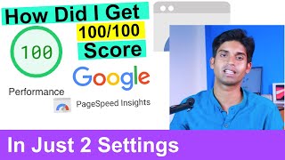 How Did I Get 100 Score In Google PageSpeed Insight In Just 2 Setting [upl. by Rehctaht]