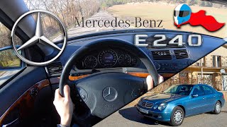 2002 MercedesBenz E240 W211 130kW POV 4K Test Drive Hero 105 ACCELERATIONELASTICITY amp DYNAMIC [upl. by Les217]