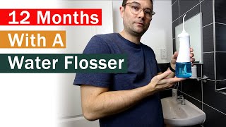 12 months with a water flosser The Cordless Morpilot Water Flosser from Amazon [upl. by Shirk]