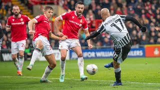 HIGHLIGHTS  WREXHAM 10 NOTTS COUNTY [upl. by Micro448]