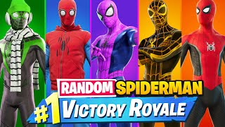 NEU die ZUFÄLLIGE SPIDERMANquot BOSS Skin Challenge in Fortnite 3 Deutsch [upl. by Enneira]