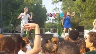 Sofi Tukker with Maggie Rogers  Awoo Live at Firefly 2017 [upl. by Minton]