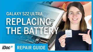 Samsung Galaxy S22 Ultra – Battery replacement repair guide  reassembly [upl. by Mir199]