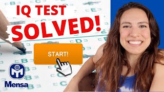 Mensa IQ Test Answers EXPLAINED [upl. by Attenad]