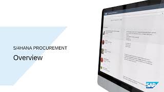 S4HANA Procurement Overview [upl. by Sedecram566]