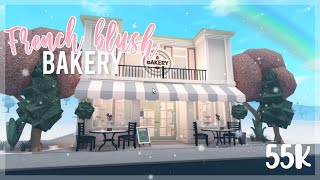 French blush bakery  BLOXBURG SPEEDBUILD  Rxsielle [upl. by Llessur]