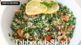 Tabbouleh SaladTraditional Arabic Salad Lebanon Salad [upl. by Yesnikcm]