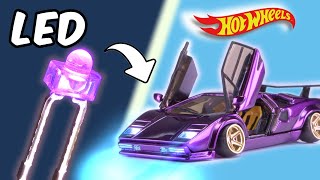 How to put LED Lights into Hot Wheels Cars [upl. by Adnolohs]