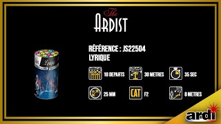 JS22504  THE ARDIST  LYRIQUE® [upl. by Adelice]