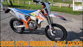 2022 KTM 500EXCF SIX DAYS EDITION [upl. by Yrreg853]