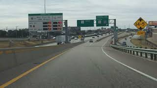 TX Loop 12 Interstate 35E to TX 183 southbound Express Lanes [upl. by Hosea]