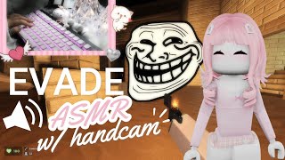 1 HOUR of EVADE Keyboard ASMR w Handcam Creamy Clicky Clacky  1000 Sub Special 🎉 [upl. by Eilah180]