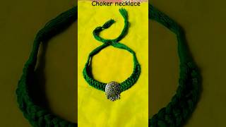 choker necklace design diy shortvideo 🙏 [upl. by Anwahsar539]