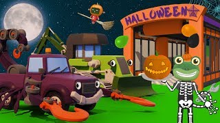 Geckos Garage Halloween Party  Spooky Truck Wash Special [upl. by Sennahoj193]