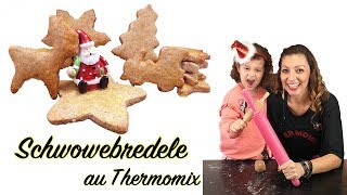 SCHWOWEBREDELE recette de bredele au Thermomix [upl. by Ahsinnod]