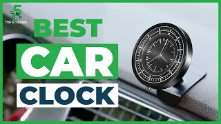 Best Car Clock  Top 5 Best DigitalAnalog Car Dashboard Clock 2022 [upl. by Sonny588]