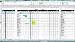 How to draft a construction schedule in only 15 minutes [upl. by Anelys]