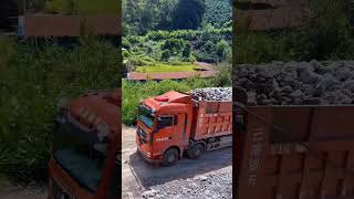 Part No 114  Overloaded truck quickeloader construction vehicle [upl. by Ranip]