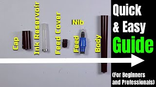 How To Disassemble Technical Pen Quick amp Easy Tutorial Isomars Technoart amp Rotring Isograph [upl. by Anitsirhcairam]