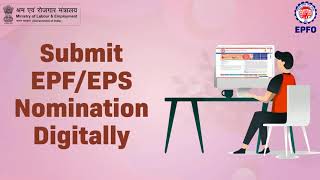 Submit EPF amp EPS Nomination Digitally [upl. by Ardisj]