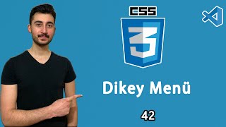 42 Dikey Menü Yapımı  CSS Dersleri [upl. by Graner]