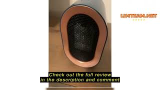 Review LAPLOCK Ceramic Space Heater for Indoor Use Overheat Protection TipOver Protection Low No [upl. by Yla]