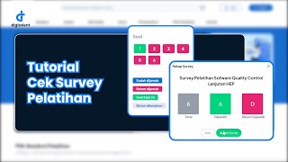 Tutorial Cek Survey Pelatihan [upl. by Nordine814]