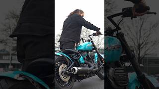 Wie fährt sich eine 40000€ CUSTOM HARLEY DAVIDSON 🤔 [upl. by Oigimer489]