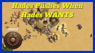 Sometimes you just gotta attack  Nullus Hades vs Matreiuss Loki Game 35 aom ageofempires [upl. by Prissy]