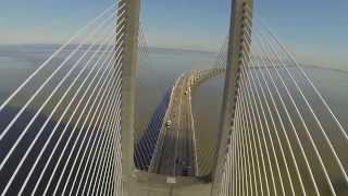 Ponte Vasco da Gama  DJI Phantom  GoPro 3 [upl. by Ydnab]