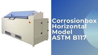 Corrosion box Horizontal Model ASTM B117  CONDENSATION HUMIDITY TEST [upl. by Maire]