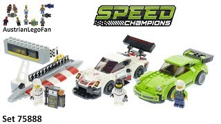 Lego Speed Champions 75888 Porsche 911 RSR and 911 Turbo 30  Lego Speed Build Review [upl. by Messere]