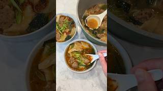 Deconstructed Wonton Soup Broken Wonton Soup vegan veganfood wontonsoup vegansoup [upl. by Akiehsat]