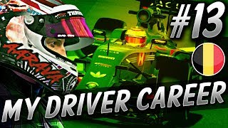 BIG CRASH IN DAMP CONDITIONS  F1 MyDriver CAREER S6 PART 13 BELGIUM [upl. by Ancel931]