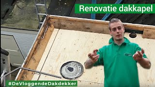 Renovatie dakkapel en EPDM aanbrengen  Dakdekker aan het woord  EgberinkDak [upl. by Eilrac775]