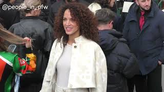 Noémie Lenoir  Défilé Casablanca Automne Hiver 20242025 à Paris  28022024 [upl. by Gninnahc948]