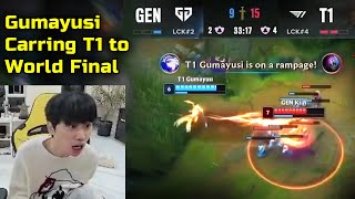 Doinb Reaction  T1 Wrecking GEN  Going to Worlds 2024 Final [upl. by Camfort]