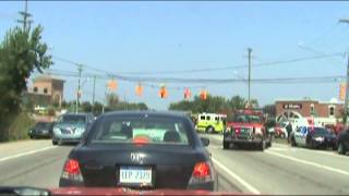 Meadowbrook Rd amp Grand River Ave Accident in Novi MI 09012011 [upl. by Ainirtak]