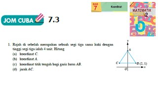 Bab 7 Matematik Tingkatan 2 Koordinat [upl. by Hylan]