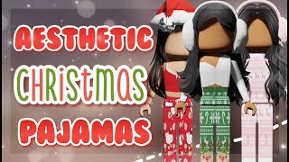 aesthetic Christmas pajama codes for bloxburg  roblox ♡ [upl. by Borek197]