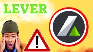 LEVER Prediction 11JUN LEVER Price News Today  Crypto Technical Analysis Update Price Now [upl. by Lessard]