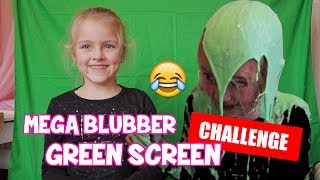 MEGA BLUBBER GREEN SCREEN CHALLENGE ♥DeZoeteZusjes♥ [upl. by Acimak]