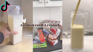 Random Refilling and Restocking TikTok Compilation 8 [upl. by Auqinaj]