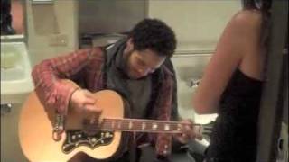 The Luckiest Lenny Kravitz fan Aftershow surprise Stillness Of Heart Acoustic [upl. by Hailahk660]