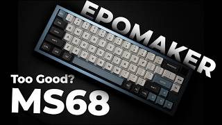 The BEST budget 65 alu keyboard you can get right now  Epomaker MS68  VIAcompatible [upl. by Engle]