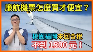 廉航機票怎麼買才便宜？解析廉航票價的機制 amp 分享我買過最便宜的機票！ [upl. by Graig417]