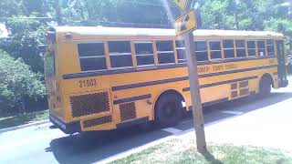 MCPS Buses June 2024 Last Day Of School For Students [upl. by Gardal]