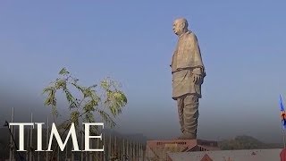 India Unveils The Worlds Tallest Statue  TIME [upl. by Nemrac]